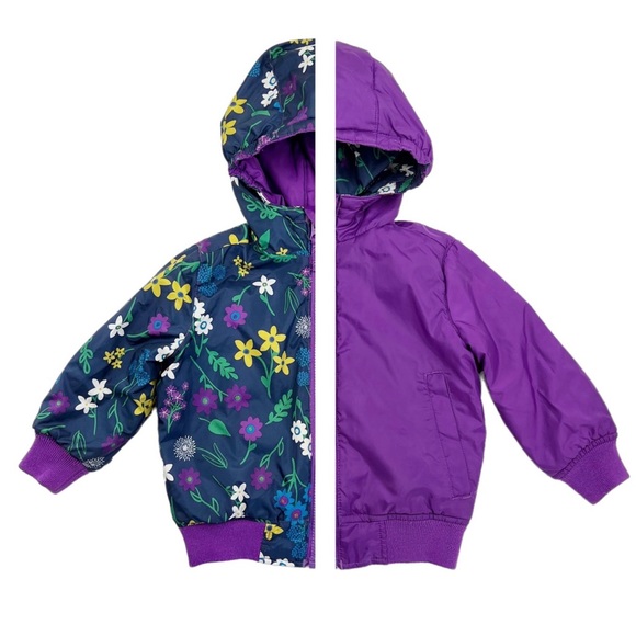 Lands’ End Reversible Puffer Jacket - Picture 1 of 8